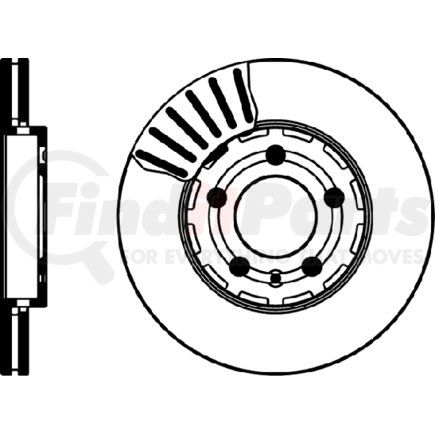 355105361 by HELLA - Disc Brake Rotor