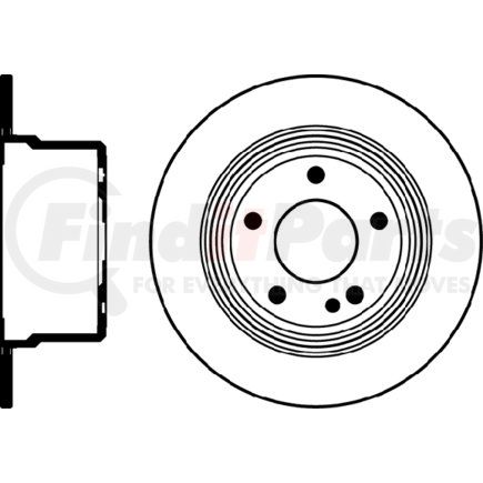 355103791 by HELLA - DISC BRAKE ROTOR