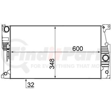376791791 by HELLA - RADIATOR BMW 1/3 SER