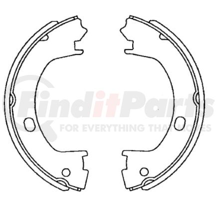 HELLA 355050831 Drum Brake Shoe Drum Brake Shoe