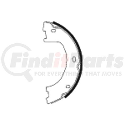 355050071 by HELLA - Parking Brake Shoe Set