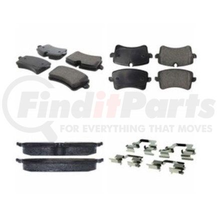 100.15470 by CENTRIC - Original Equipment Formula Brake Pads with Hardware