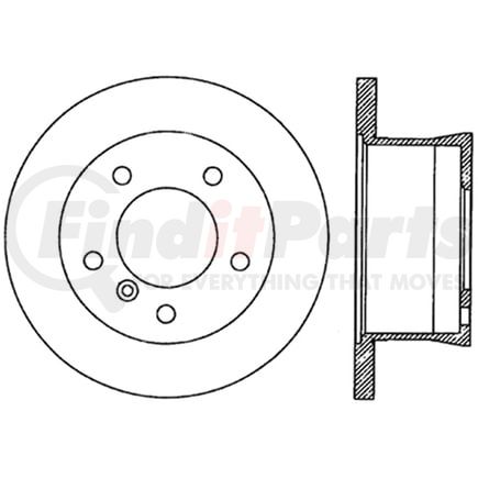 Centric 320.35045F Disc Brake Rotor Centric GCX Rotor with Full Coating