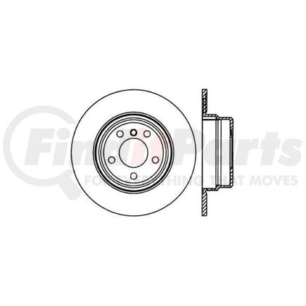 320.34051H by CENTRIC - Centric GCX Rotor with Full Coating and High Carbon Content