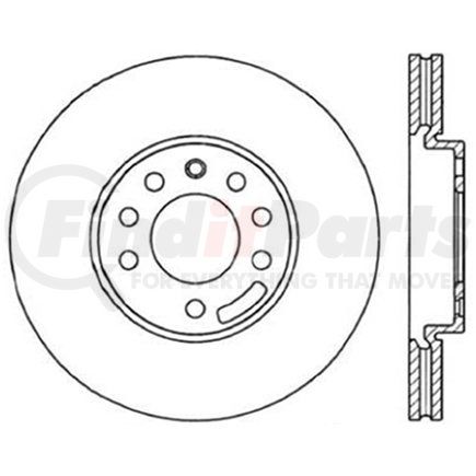 320.38012H by CENTRIC - Centric GCX Rotor with Full Coating and High Carbon Content