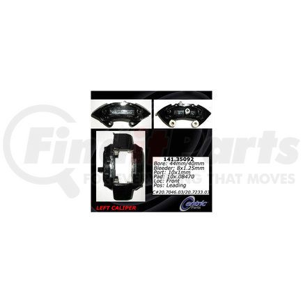 141.35092 by CENTRIC - Centric Semi-Loaded Brake Caliper