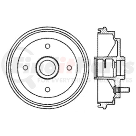 122.44010 by CENTRIC - Centric Premium Brake Drum
