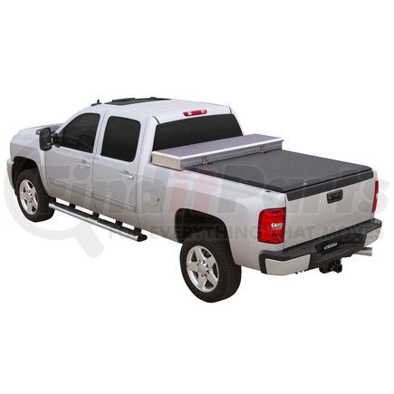 62199 by ACCESS TOOLS - Tonneau Cover: 2001-2004 Chevrolet Pick Up Full Size  2001-2004 GMC Pick Up Full Size  1999-2000 Chevrolet Pick up Full Size New Body Style  1999-2000 GMC Pick Up Full Size New Body Style; Access Tool Box Edition Tonneau Cover; short box; black