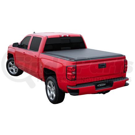 12269 by ACCESS TOOLS - Tonneau Cover: 2004 Chevrolet Pick Up Full Size Silverado crew cab 2004 GMC Pick Up Full Size Sierra crew cab; Access Roll Up Tonneau Cover; black