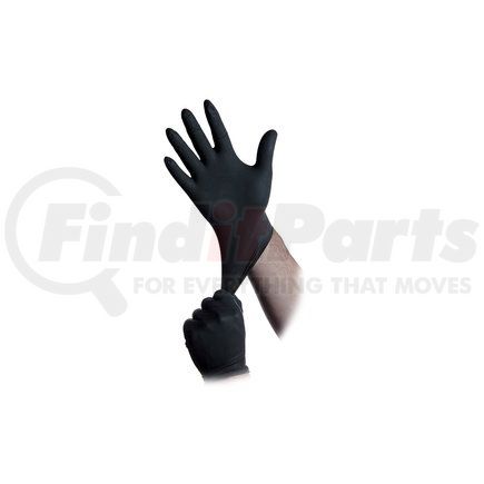 BL-XL by ATLANTIC SAFETY PRODUCTS - Black Lightning Nitrile Gloves, Extra Large, Box of 100 Gloves