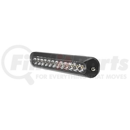 ED3755RC by ECCO - Warning Light Assembly - 6.2 Inch, 12 LED, Surface Mount, Dual Color, Red/Clear