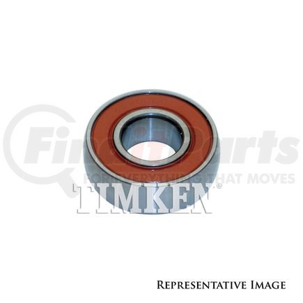 200SL by TIMKEN - Conrad Deep Groove Single Row Radial Ball Bearing With 1-Shield And Snap Ring