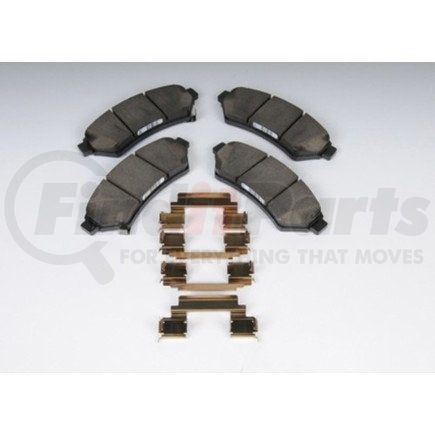 ACDelco 171-0888 Disc Brake Pad Set Front Disc Brake Pad Kit with Brake Pads and Clips