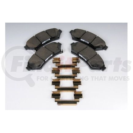 171-0902 by ACDELCO - Front Disc Brake Pad Kit with Brake Pads and Clips