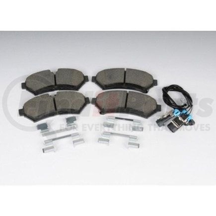 171-0934 by ACDELCO - Front Disc Brake Pad Kit with Brake Pads, Pigtail, and Clips