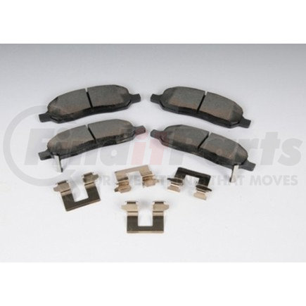 171-0954 by ACDELCO - Rear Disc Brake Pad Kit with Brake Pads and Clips