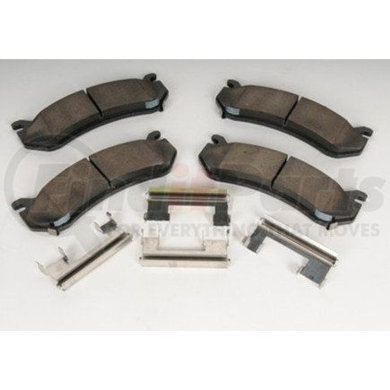 171-670 by ACDELCO - Front Disc Brake Pad Kit with Brake Pads and Clips