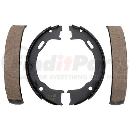 17745B by ACDELCO - Bonded Rear Drum In-Hat Parking Brake Shoe Set