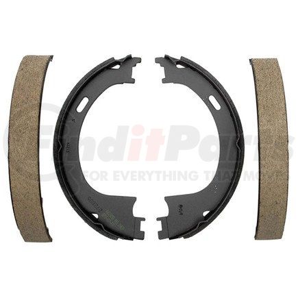 17752B by ACDELCO - Bonded Rear Drum In-Hat Parking Brake Shoe Set