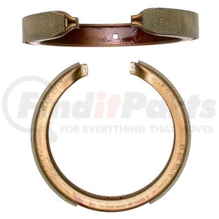 17770B by ACDELCO - Bonded Rear Drum In-Hat Parking Brake Shoe Set