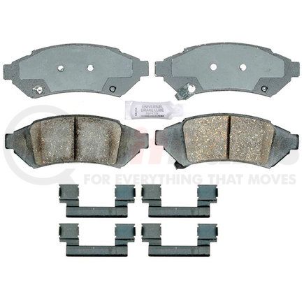 17D1000CH by ACDELCO - Ceramic Front Disc Brake Pad Set