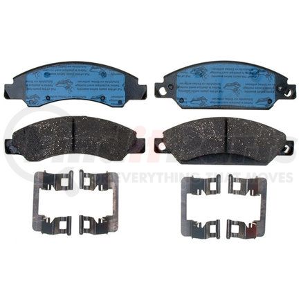 17D1092CH by ACDELCO - Ceramic Front Disc Brake Pad Set
