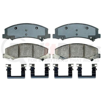 17D1159CH by ACDELCO - Ceramic Front Disc Brake Pad Set