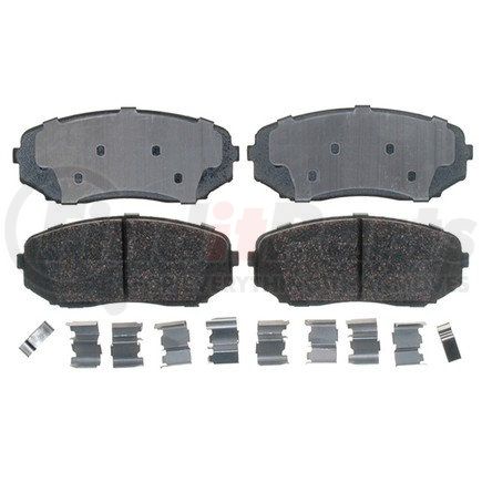 17D1258ACH by ACDELCO - Ceramic Front Disc Brake Pad Set