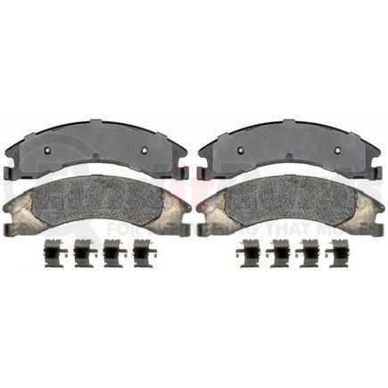 17D1329MH by ACDELCO - Semi-Metallic Rear Disc Brake Pad Set