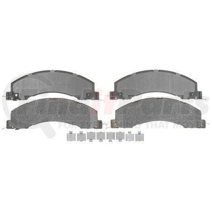 17D1335MH by ACDELCO - Semi-Metallic Front Disc Brake Pad Set