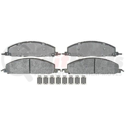 17D1400MH by ACDELCO - Semi-Metallic Rear Disc Brake Pad Set