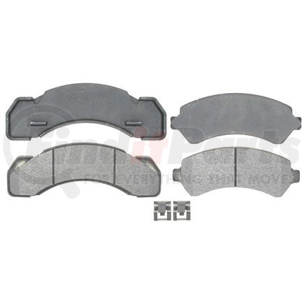 17D184M by ACDELCO - Semi-Metallic Front Disc Brake Pad Set