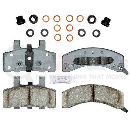 17D369CH by ACDELCO - Ceramic Front Disc Brake Pad Set