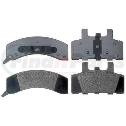 17D369MX by ACDELCO - Severe Duty Semi-Metallic Front Disc Brake Pad Set