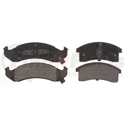 17D623MX by ACDELCO - Severe Duty Semi-Metallic Front Disc Brake Pad Set