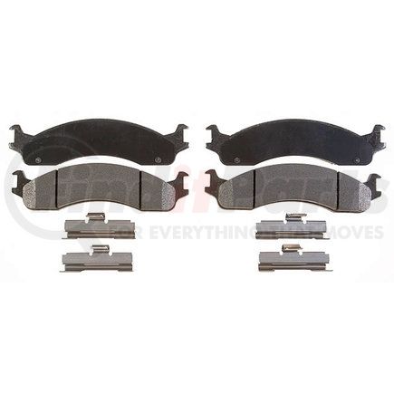 17D655MH by ACDELCO - Semi-Metallic Front Disc Brake Pad Set