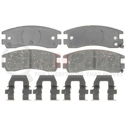 17D714CH by ACDELCO - Ceramic Rear Disc Brake Pad Set