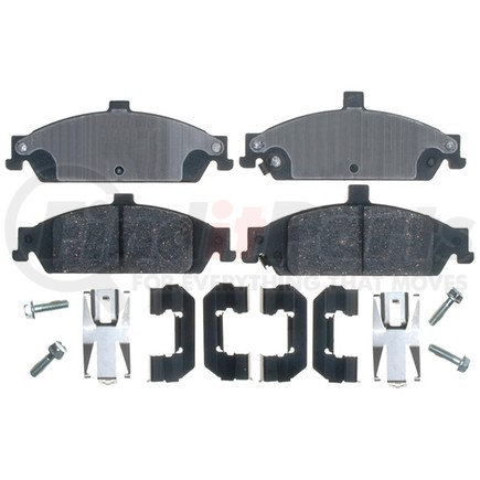 17D727CH by ACDELCO - Gold™ Disc Brake Pad - Front, Ceramic