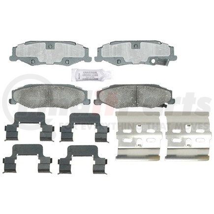 17D732CH by ACDELCO - Ceramic Rear Disc Brake Pad Set
