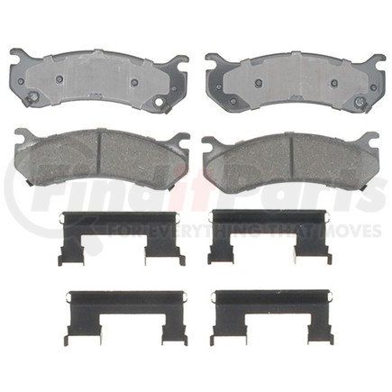 17D785CH by ACDELCO - Ceramic Front Disc Brake Pad Set