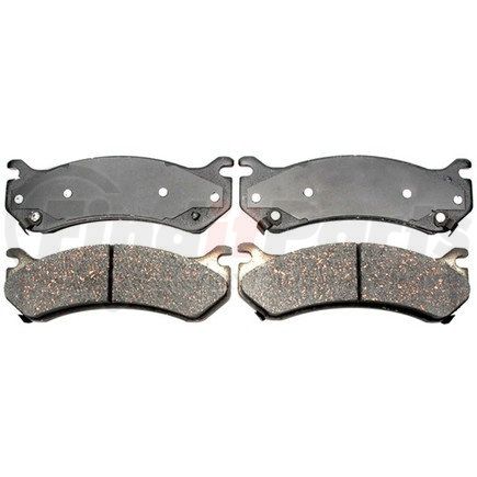 17D785MH by ACDELCO - Semi-Metallic Front Disc Brake Pad Set
