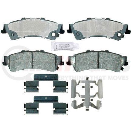 17D792CH by ACDELCO - Ceramic Rear Disc Brake Pad Set