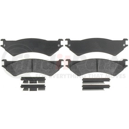 17D802MH by ACDELCO - Semi-Metallic Rear Disc Brake Pad Set