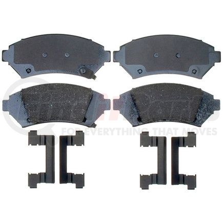 17D818CH by ACDELCO - Ceramic Front Disc Brake Pad Set