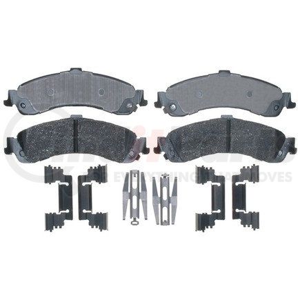 17D834CH by ACDELCO - Ceramic Rear Disc Brake Pad Set