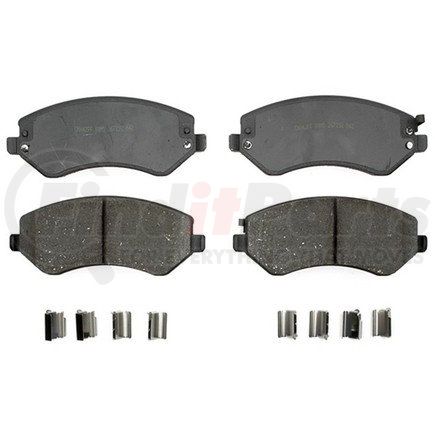 17D856CH by ACDELCO - Ceramic Front Disc Brake Pad Set