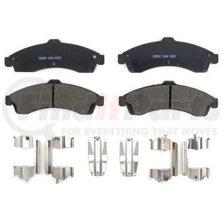17D882CH by ACDELCO - Ceramic Front Disc Brake Pad Set