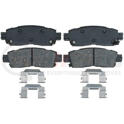 17D883MH by ACDELCO - Semi-Metallic Rear Disc Brake Pad Set