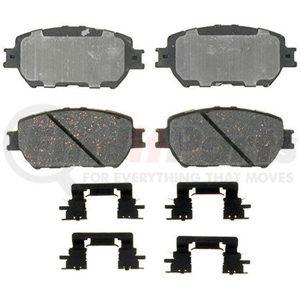 17D908CH by ACDELCO - Ceramic Front Disc Brake Pad Set