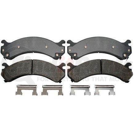 17D909CH by ACDELCO - Ceramic Rear Disc Brake Pad Set